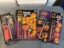Pumpkin Masters Pumpkin Carving Book/scoop tools, Power Saw, 2 more 4in1 tools