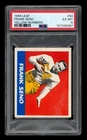 1948 Leaf Football Yellow Numbers Frank Seno #64 PSA 1.5