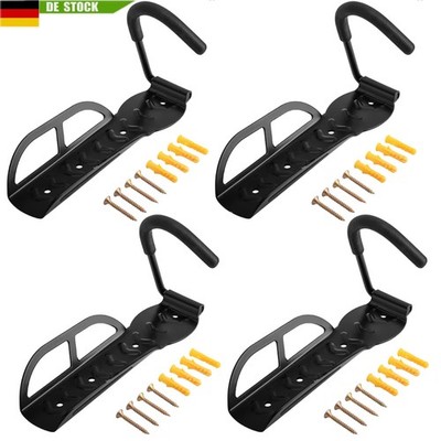 4 Stück Fahrradwandhalter Bike Haken Fahrradhaken Wandhalter Fahrradaufhängung