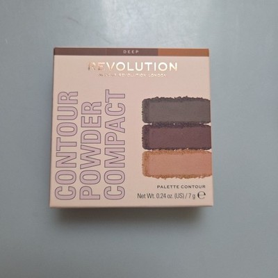 Makeup Revolution London Contour Powder Compact Deep 0.24 oz Palette NIB