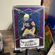 2023 Wild Card Alumination Draft Jarrett Patterson Purple Lazers Auto /50 #AB-A