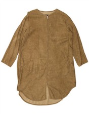 ZARA Womens Shirt Dress UK 14 Medium Green Lyocell CL04