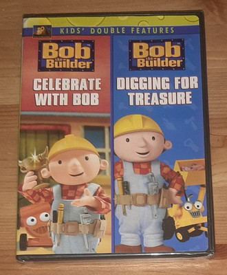 Bob the Builder: Celebrate with Bob + Digging for Treasure (DVD, BRAND NEW)