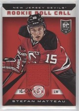 2013-14 Totally Certified Rookie Roll Call Red Jersey Stefan Matteau #RR-SMA s2p