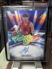 Topps Chrome Yang Hansen Rookie FUTURE STARS Purple  On Card Auto /75!!!