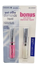 Maybelline Wet Shine Diamonds Lip Gloss-05 Plum Solitaire Clear/Cut Diamond