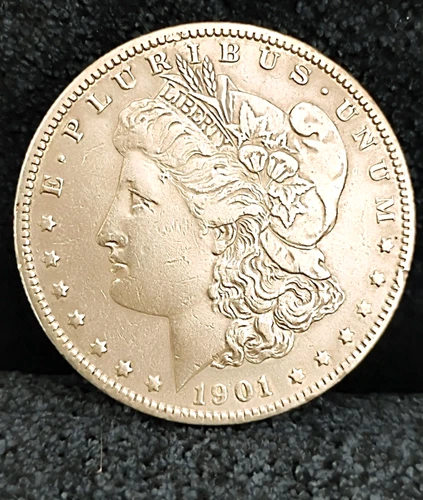 1901 S Morgan Dollar XF+ in Grade Semi Key Date
