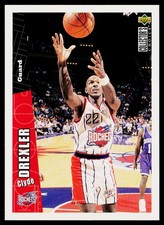Clyde Drexler Base Collector's Choice Houston Rockets HT3 NM