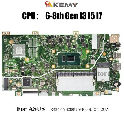 X412UA Motherboard For ASUS X412UF V4000U R424F Y4200U X412UB Mainboard W/CPU