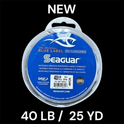 SEAGUAR Blue Label FLUOROCARBON Leader 40lb/ 25yd NEW Made in Japan 40FC25