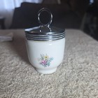 Vntg Royal Worcester England Porcelain Floral Spray Egg Coddler Cup Instructions — photo 4