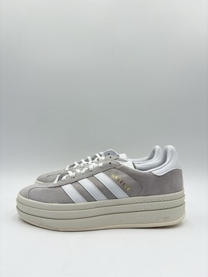 Adidas Women's Gazelle Bold Originals Multiple Sizes Grey White |HQ6893|