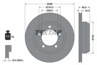 2Er-Set 2Er Set Bremsscheibe Textar 92165303 Porsche 98735240101