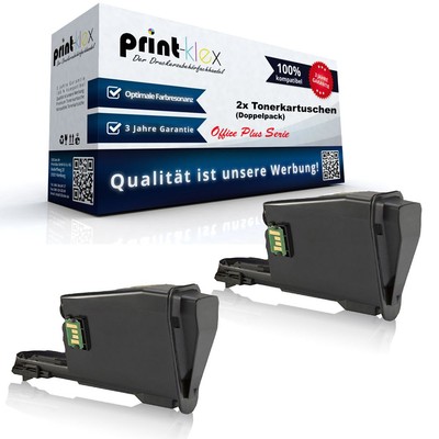 2x Alternative Tonerkartuschen für Kyocera FS1041 FS1220 FS1320 MFP TK1115