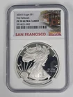 2020 W American Silver Eagle NGC PF 70 Ultra Cameo First Releases San Francisco