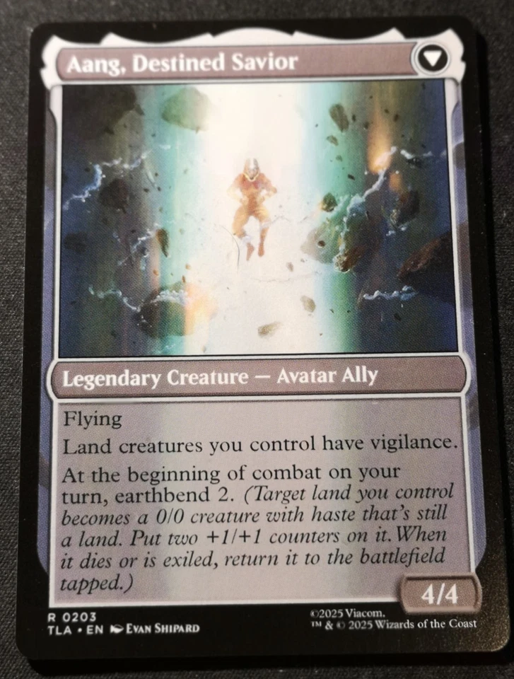 Aang, At The Crossroads - TLA - MTG - EN - NM - 0203 - Image 2 of 2