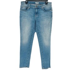 Eileen Fisher Organic Cotton Straight leg Jeans Sz 6 Medium Wash