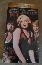 Some Like It Hot Sealed VHS New Marylin Monroe Tony Curtis Jack Lemmon