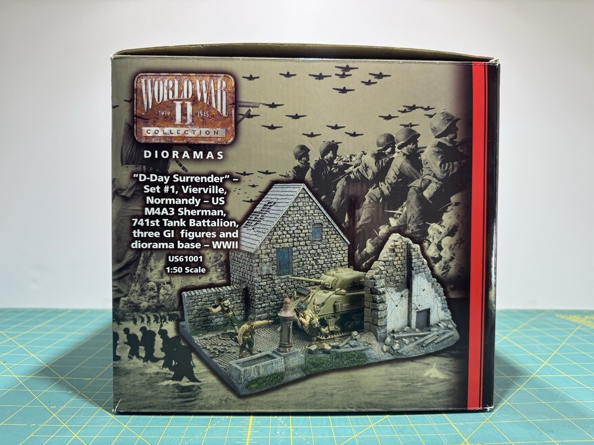 1/36 CORGI ジオラマミニ　ジオラマ Corgi WWII D-Day Surrender Set #1 Vierville Normandy Diorama 1:50