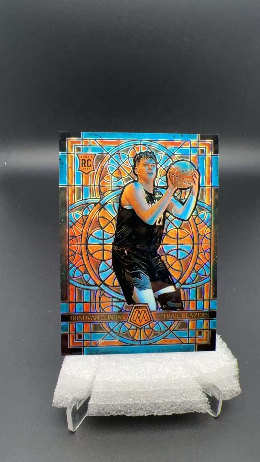 2024-25 Panini Mosaic Donovan Clingan RC Stained Glass SSP Case Hit #17204 S