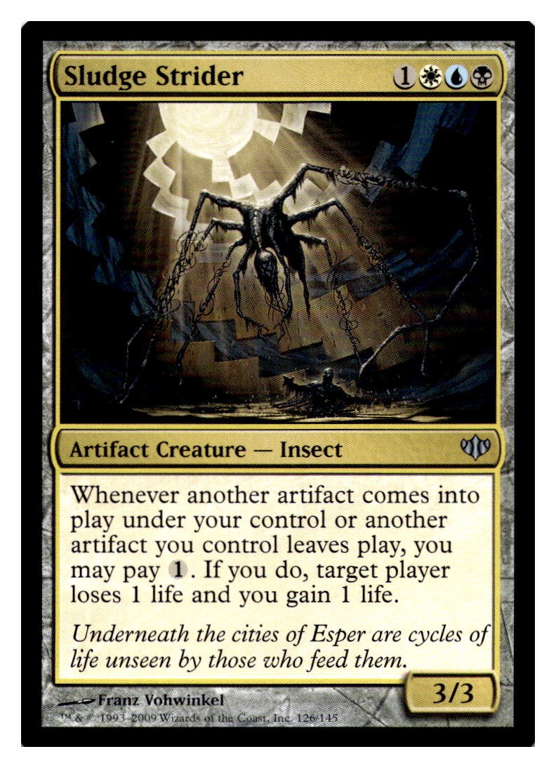 SLUDGE STRIDER UC CONFLUX 126 MAGIC: THE GATHERING NM/M