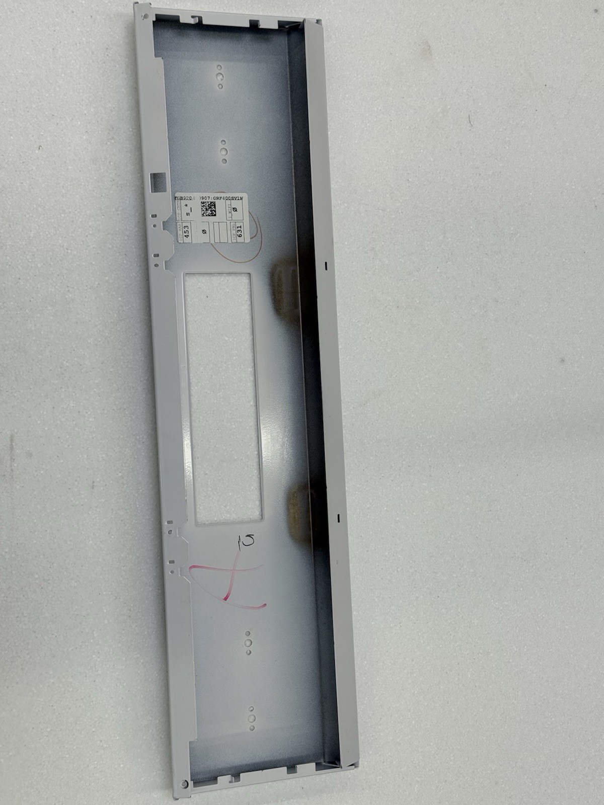 Control Panel Only White Part #WB56X47224 for GE GRF400SV1WW Range #1046