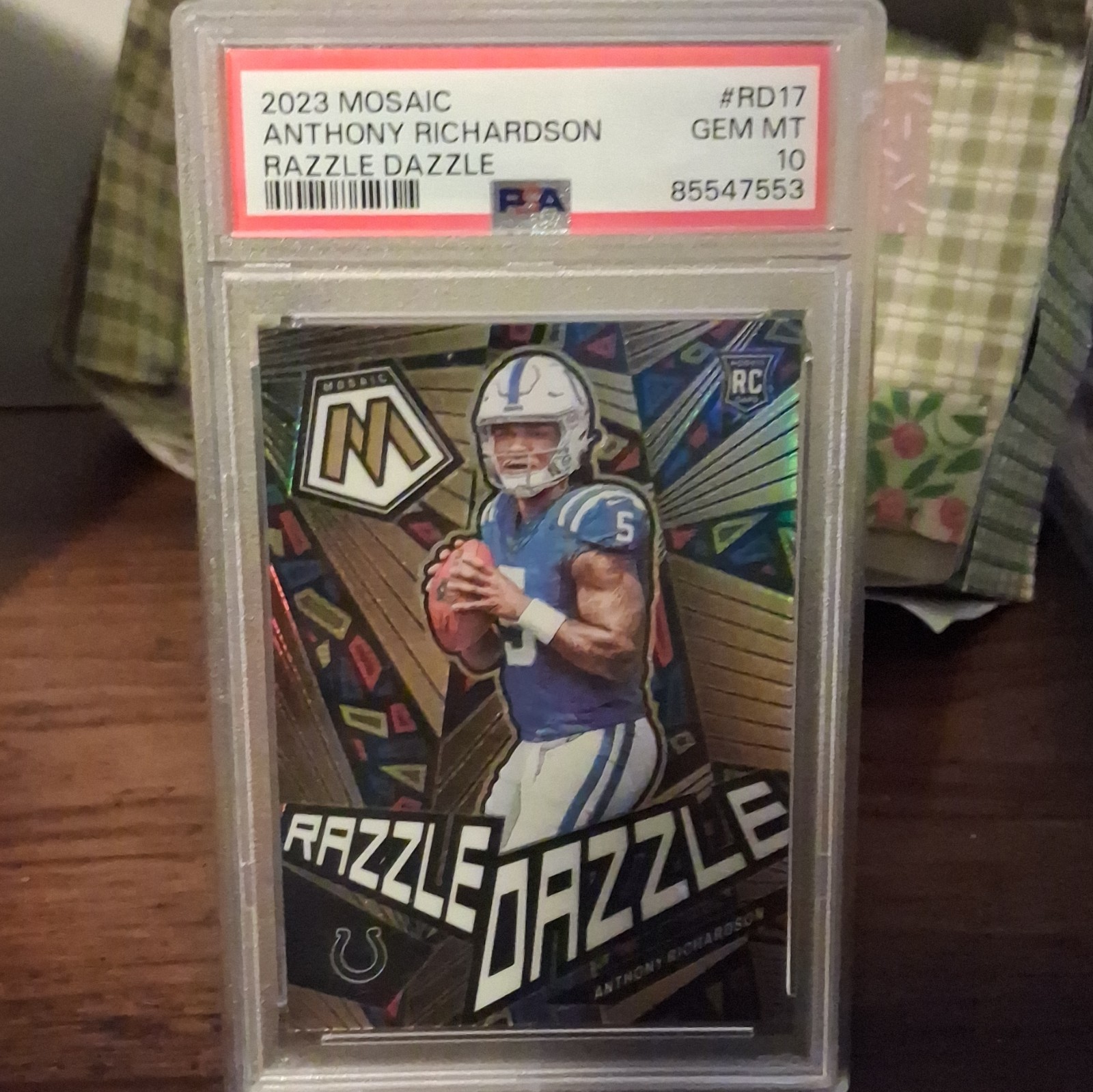 Anthony Richardson Panini Mosaic Razzle Dazzle #RD17 Base
