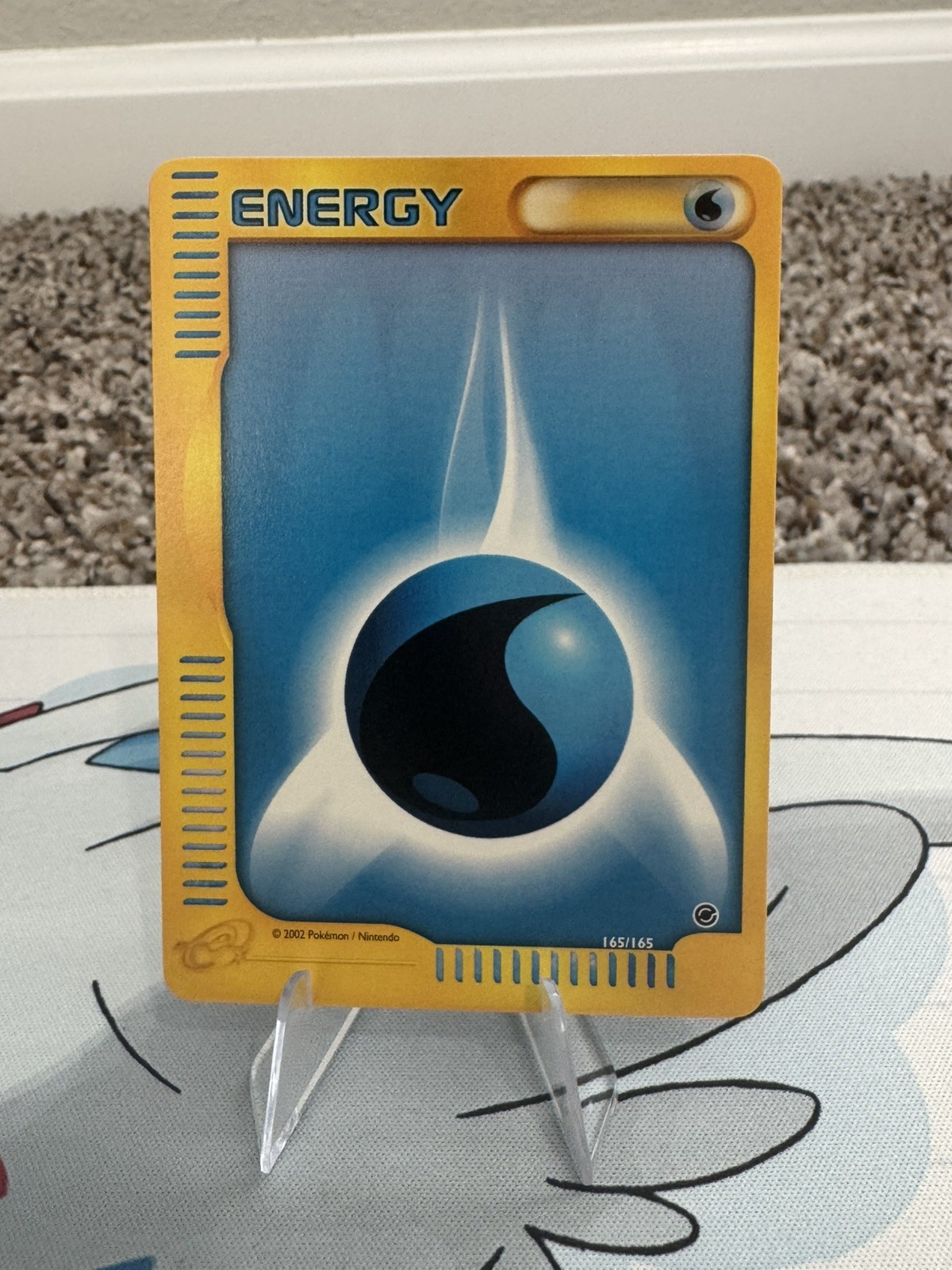 Water Energy 165/165 Expedition Base Set Pokemon Near Mint E-Reader