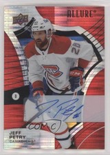 2021-22 Upper Deck Allure Red Rainbow Auto Jeff Petry #50 Auto 8tn