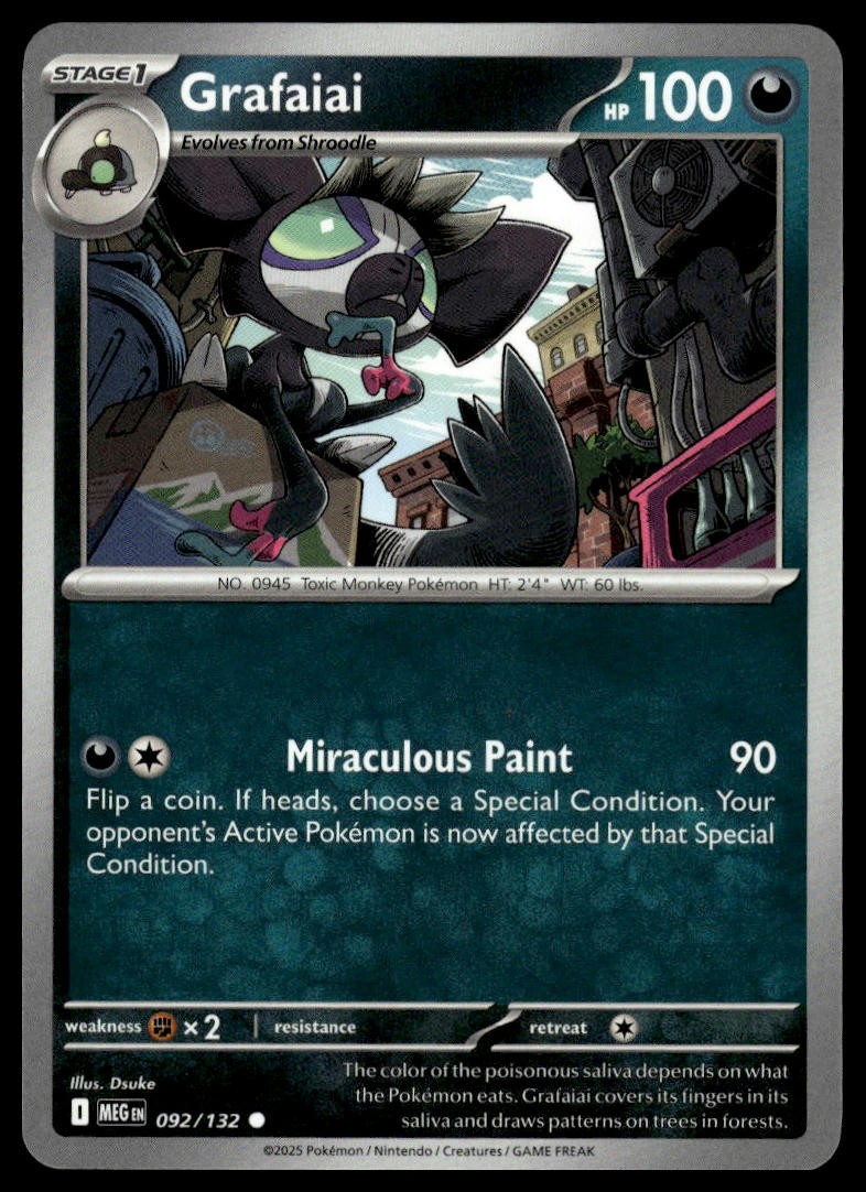 ME01: Mega Evolution #092/132 Grafaiai