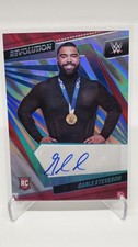 2022 Panini Revolution WWE - Autographs Gable Steveson #AG-GSV LAVA #d05/10 RC
