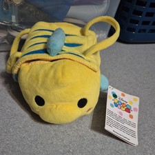 Disney Store The Little Mermaid Tsum Tsum Flounder Bag Set NEW 