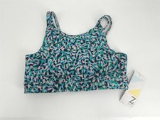 Zella Girl Bra Blue Print Girl XL 8 10 NEW NWT N104