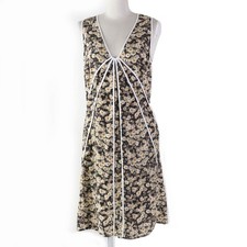 Stella McCartney Ladies Dress Unused Silk Floral Design Sleeveless Multicolor 40