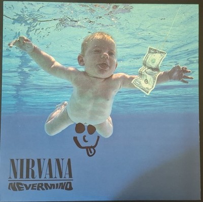 Nirvana Nevermind LP DGC-24425 Geffen Sub Pop Smells Like Teen Spirit EX/EX
