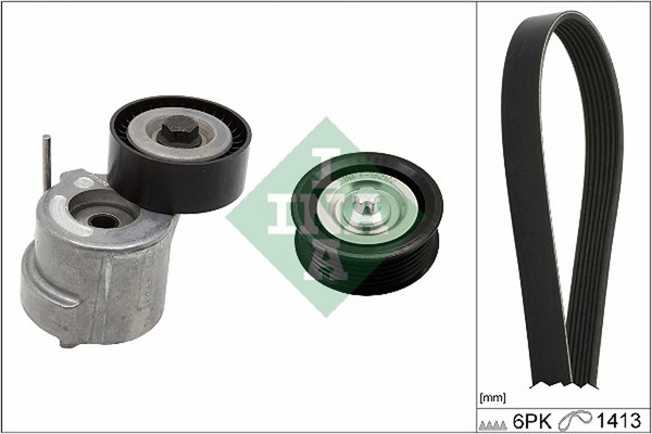 Schaeffler INA Keilrippenriemensatz 529 0305 10 FüR Opel Signum Vectra Z02 Astra-image