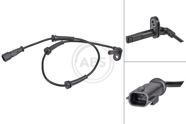 Front A.B.S. 31959 Sensor, wheel speed for RENAULT