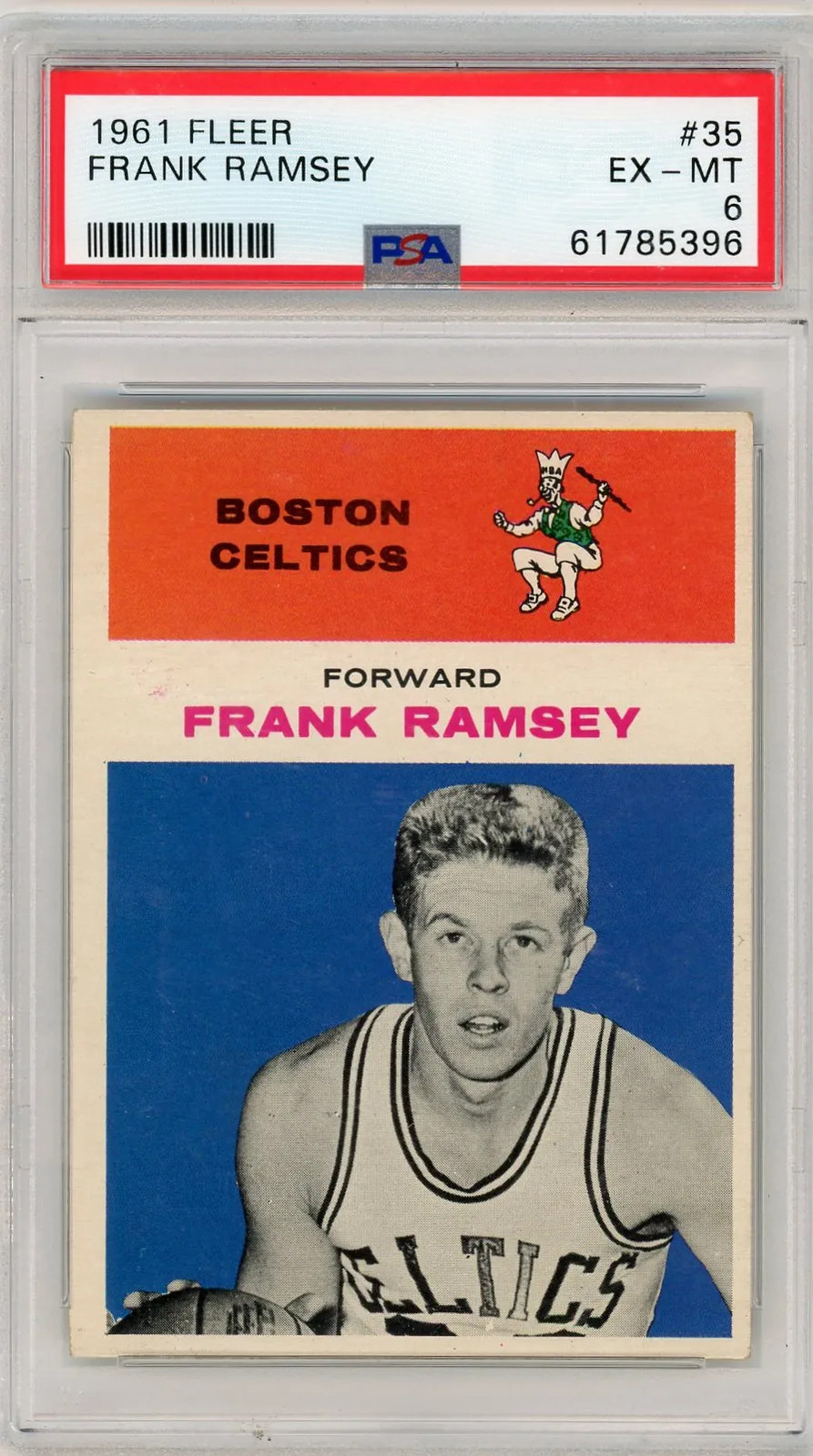 1961 Fleer Frank Ramsey #35 PSA 6