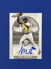 MAHKI BACKSTROM 2018 LEAF PERFECT GAME ROOKIE CARD #263 Signed Auto Autograph W