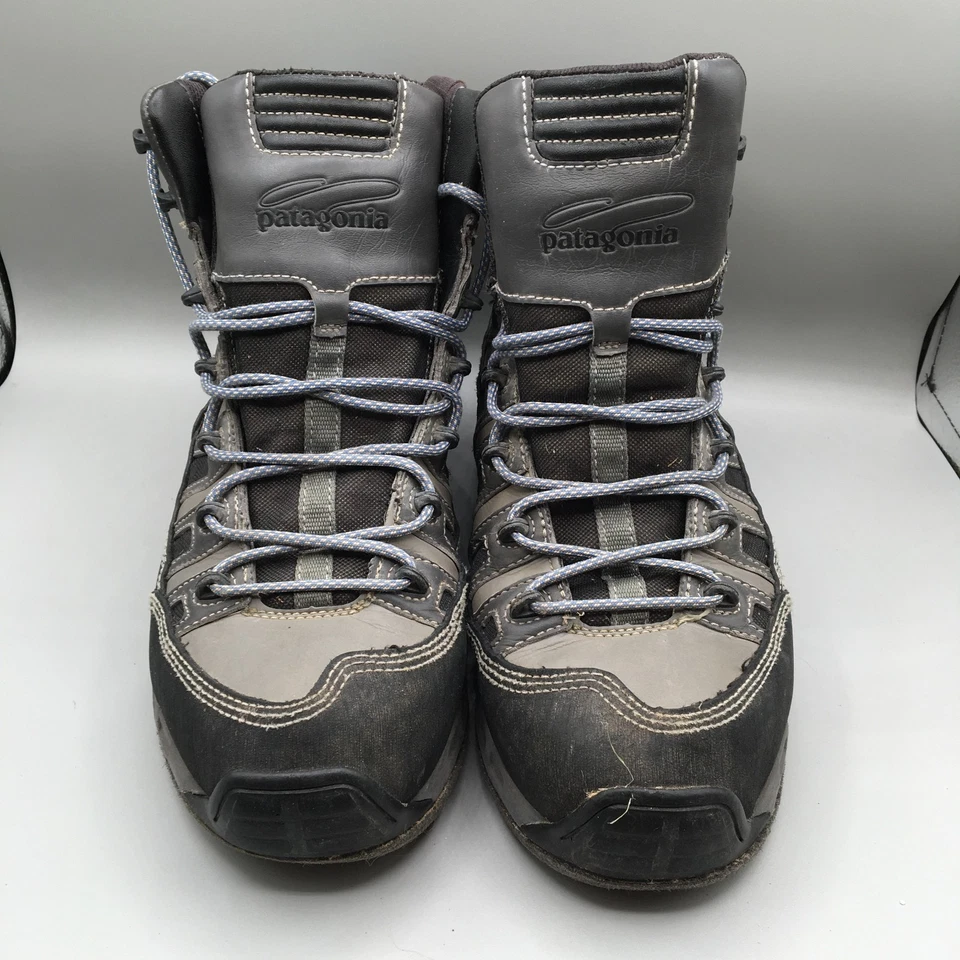 Botas de Vadeo Patagonia Ultraligeras de Fieltro Hombres 8 Gris Pesca con Mosca Arroyo Creek River Foto 2 de 4