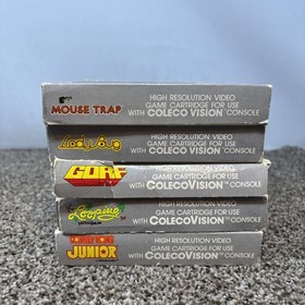 Colecovision Game Lot CIB Games Lot Of 5 With Box And Manual Tested