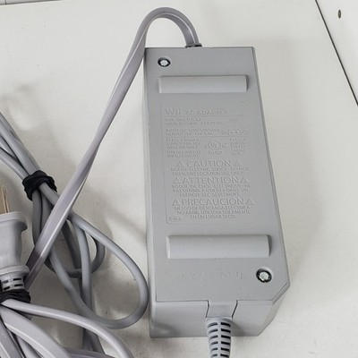 Nintendo Wii OEM Gray Sensor Bar W/ OEM AC Adapter And OEM AV
