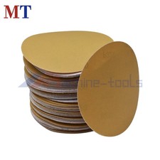 100 Pack 5" 320 Grit Disc Hook Loop Pads Sanding Discs Flocking NO-Hole 0.16 per gallon