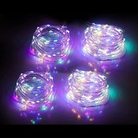 Lichterkette Batteriebetrieben 5Er Pack, 2M 20 Leds 3 Modi | 100 Leds Gesamt |