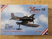 Factory Sealed Xotic-72 Curtiss SC-1 Seahawk Model Airplane Kit, 1:72 Scale