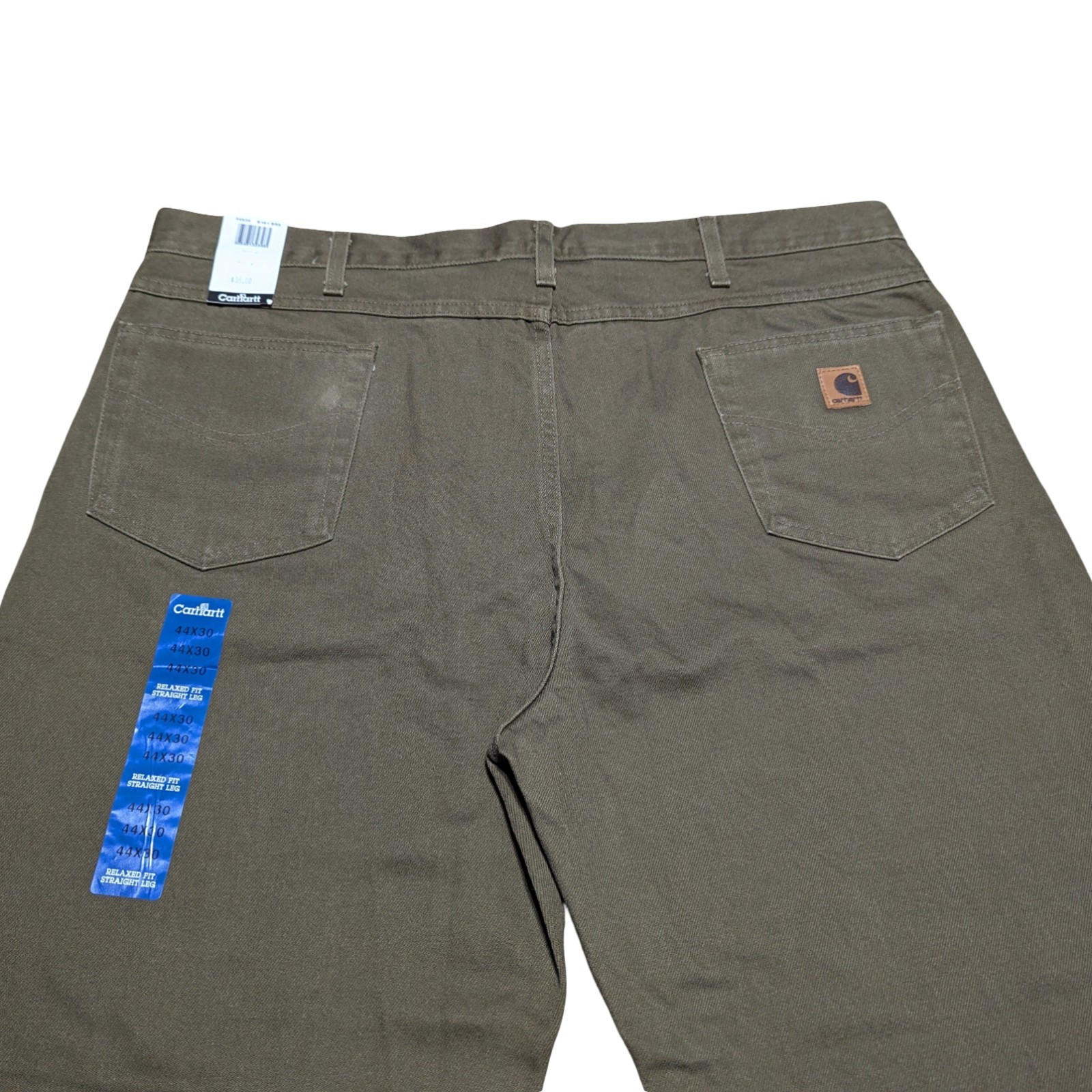 🔥RARE VTG Y2K DEADSTOCK Dec. 2004 CARHARTT B161 BRK 44x30 Relaxed Fit Straight image 2