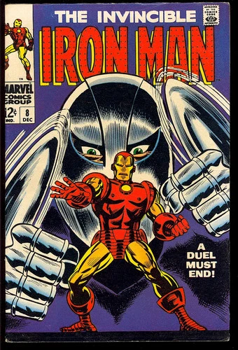 Iron Man #8 Nice Silver Age Superhero Vintage Marvel Comic 1968 FN-