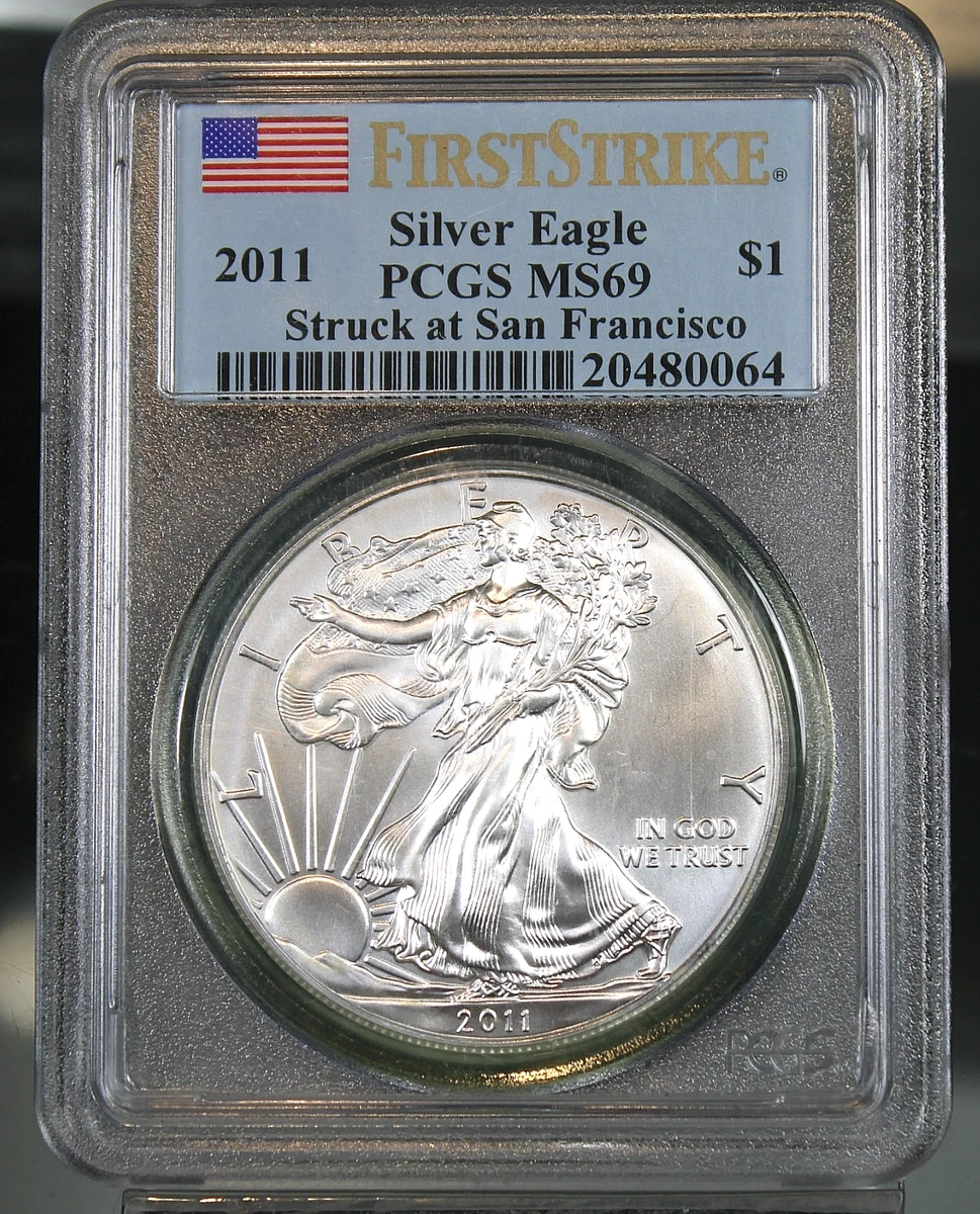 American Eagle MS 69 Graded 2011 Silver Bullion Coins for sale | eBay