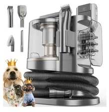 Pet Grooming Vacuum Kit w/ 3.4L Dust Bin