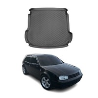 Kofferraummatte Kofferraumwanne FüR VW Golf Variant 1998-2007 Gummi TPE Schwarz